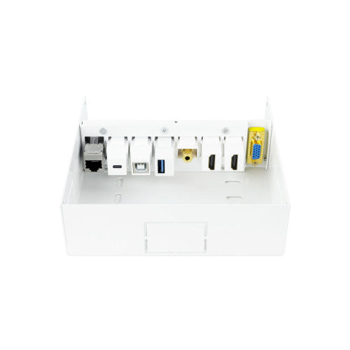 Caja de Conexiones Nanocable 10.35.0004/ VGA - 2x HDMI - Jack 3.5 - USB 3.0 - USB Tipo-C - USB 2.0 - RJ45_6
