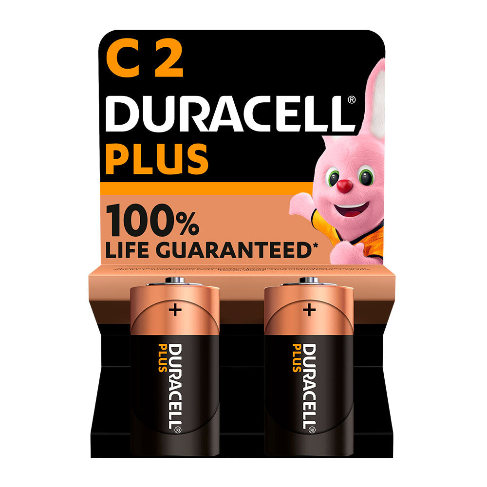 Pilha alcalina duracell plus power c - lr14 1,5v (blÃster 2 unid.) ø26,2x50mm_0