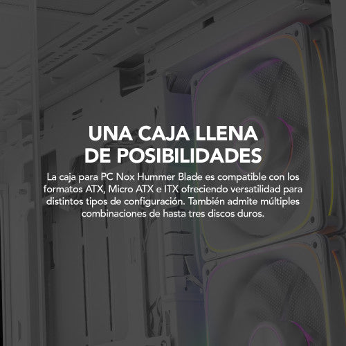 Caja Gaming Semitorre Nox Hummer Blade/ Blanca_26