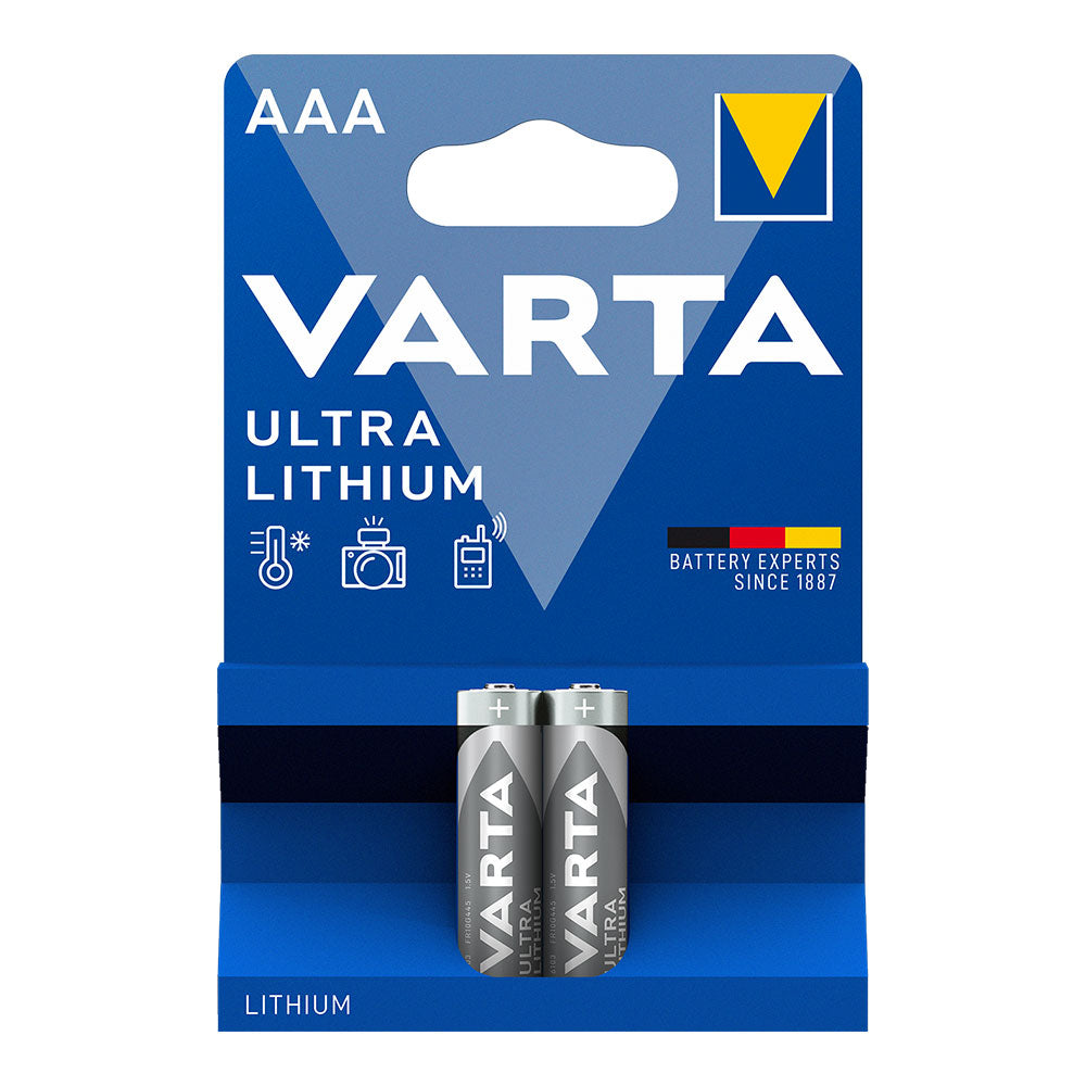 1x2 Varta Ultra Lithium Micro AAA LR03_0