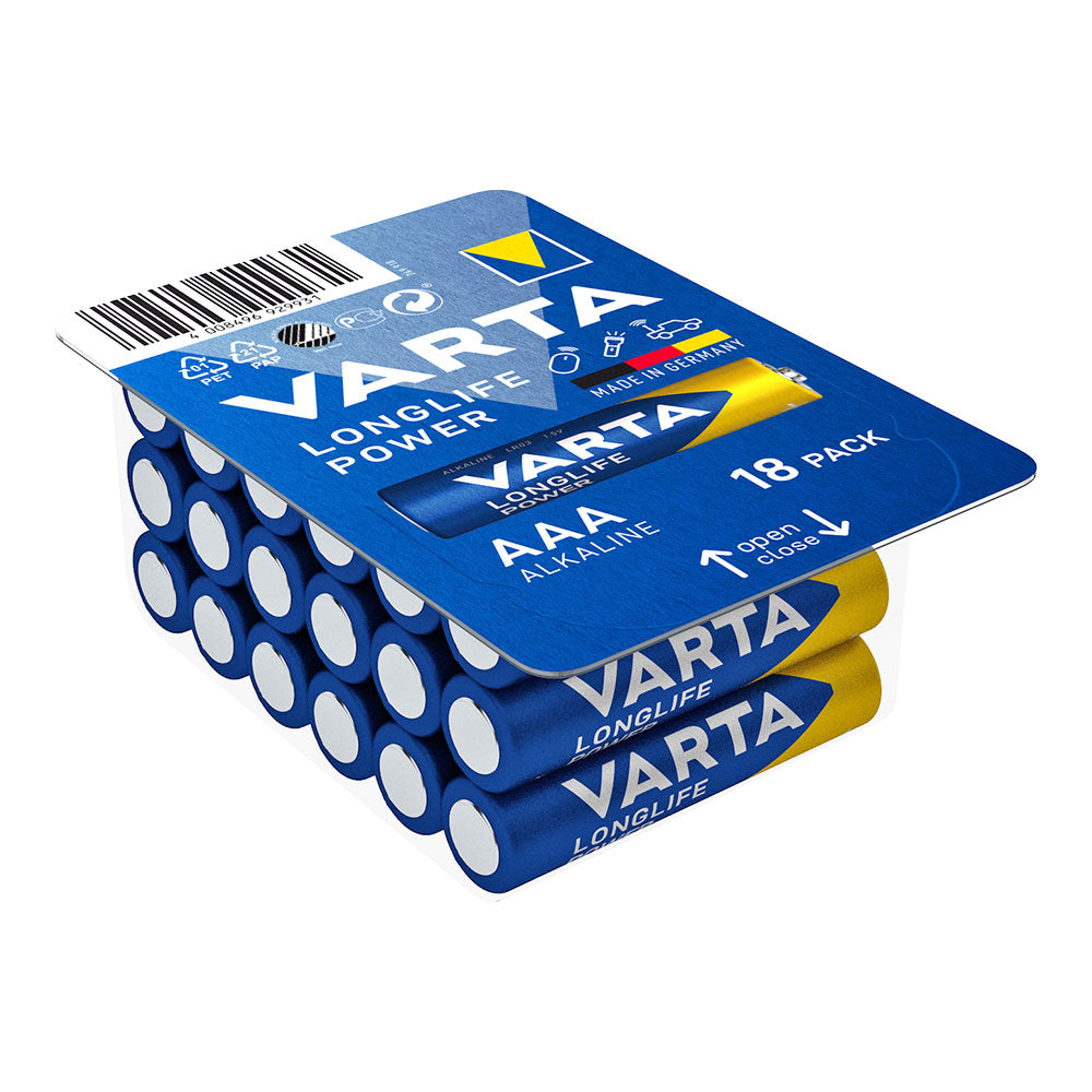 Pilha varta longlife power aaa - lr03 caixa 18 unid. ø10,5x44,5mm_0
