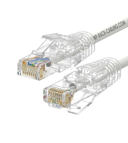 WP WPC-PAT-6AU002W-S cable de red Blanco 0,2 m Cat6a U/UTP (UTP)_0