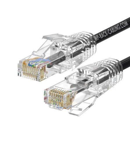 WP WPC-PAT-6AU005BL-S cable de red Negro 0,5 m Cat6a U/UTP (UTP)_0