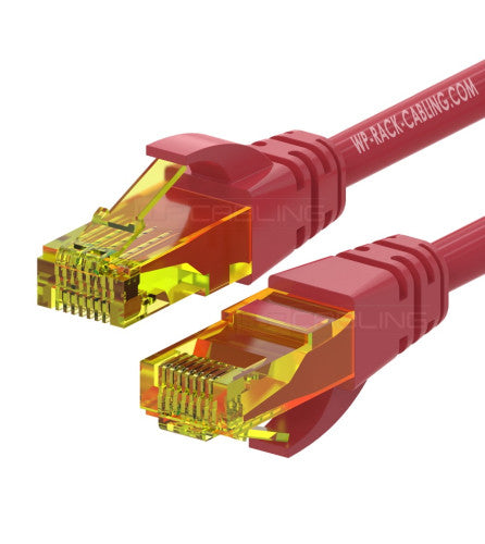 WP WPC-PAT-6AU030R cable de red Rojo 3 m Cat6a U/UTP (UTP)_0