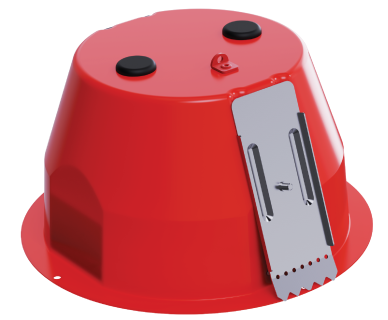 BOSCH MEGAFONIA (LC1-MFDS) CUPULA IGNIFUGA METALICA CON PASAHILOS, ROJO, EN 54_0