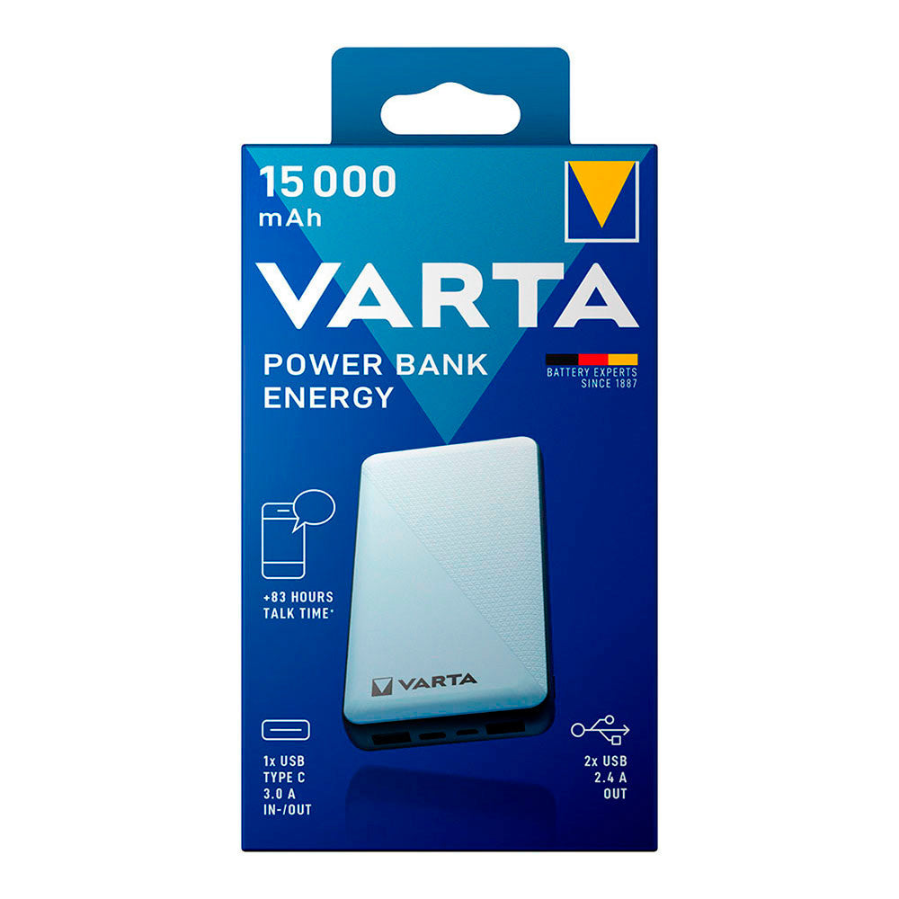 Varta Power Bank Energy 15000 15.000mAh, 2xUSB A, 1xUSB C_0