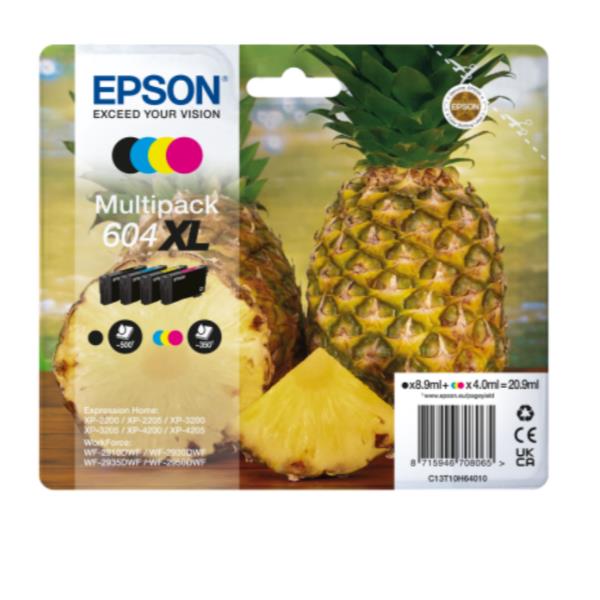 Tinte Multipack EPSON / Preto / 604XL (C13T10H64010)_1