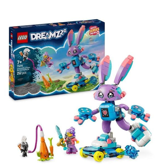 71490 DREAMZzz Izzie und Bunchurro der Gaming-Hase, Konstruktionsspielzeug_0