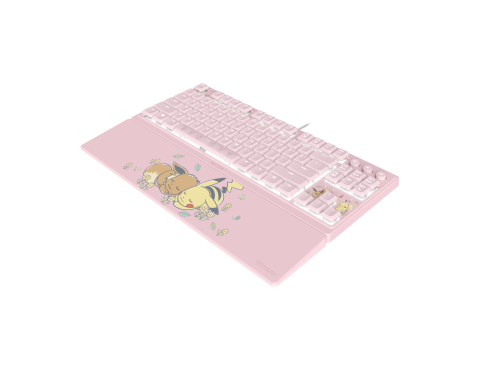 Razer Ornata V3 Tenkeyless â Pikachu & Eevee Edition teclado Juego USB Rosa_3