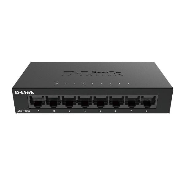 Switch D-LINK / 8 Portas / Metallic / DGS-108GL/E_2