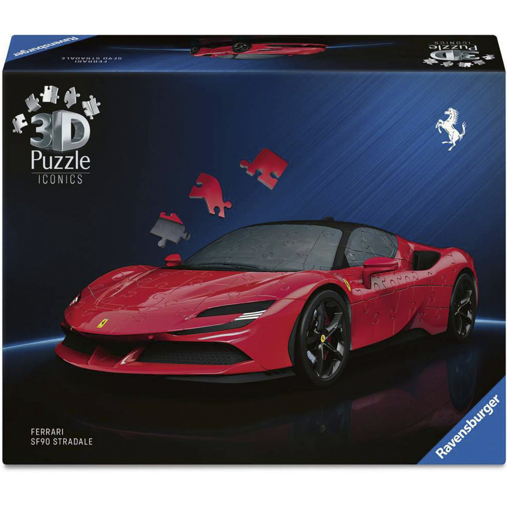 Puzzle 3D Ravensburger Iconics Ferrari SF90 Stradale 163 Peças