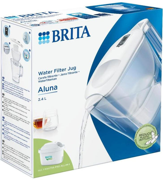 BRITA JUG ALUNA 2.4L WHITE + FILTER MAXTRA PRO_0