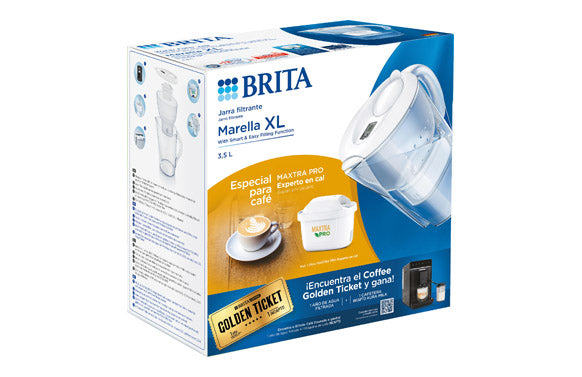 BRITA JUG MARELLA XL 3.5L WHITE + FILTER MAXTRA PRO_0