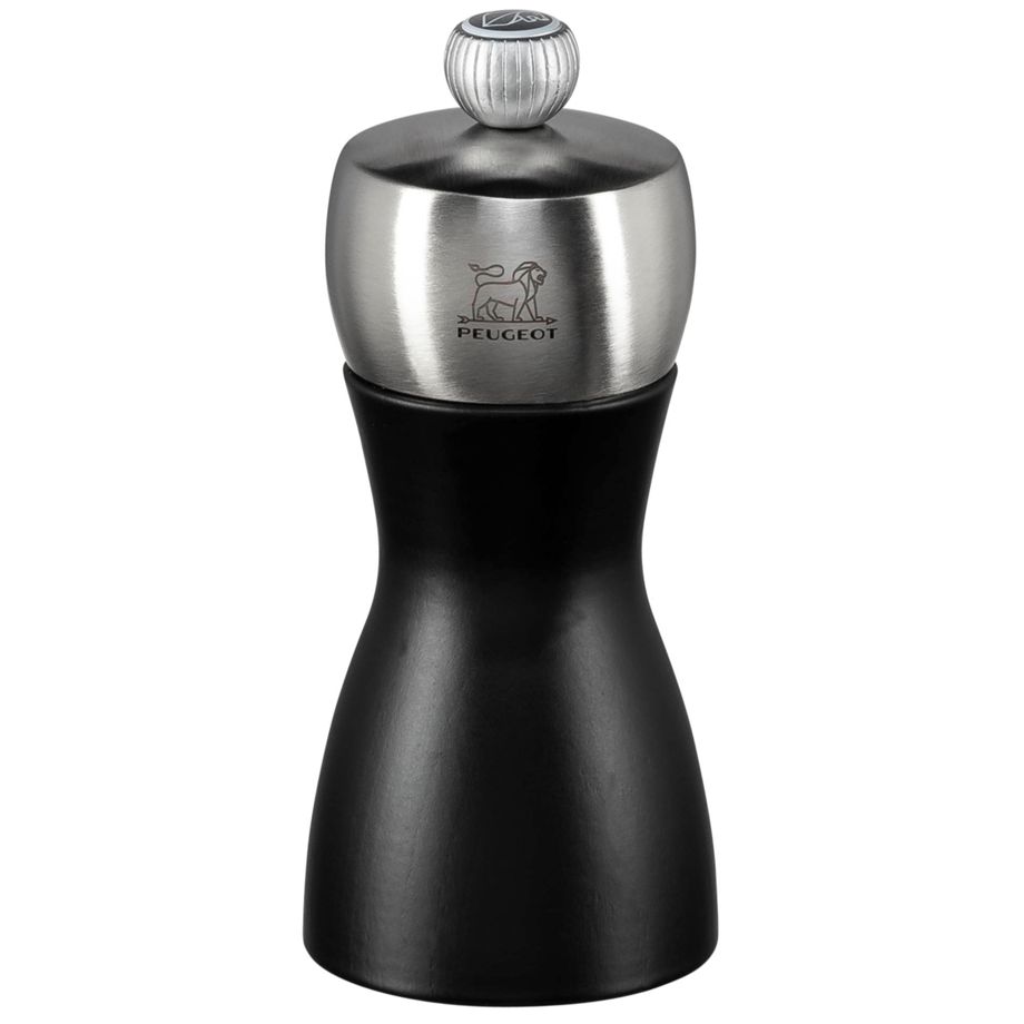 Moedor de Sal Peugeot FIDJI / Madeira de Faia / Preto / 12 cm / 42767S12_1
