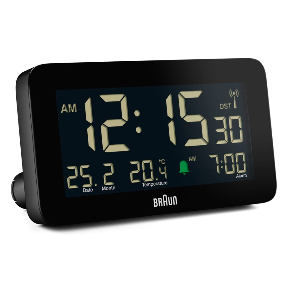 Rádio Despertador BRAUN BC10 DCF-B / Preto_1