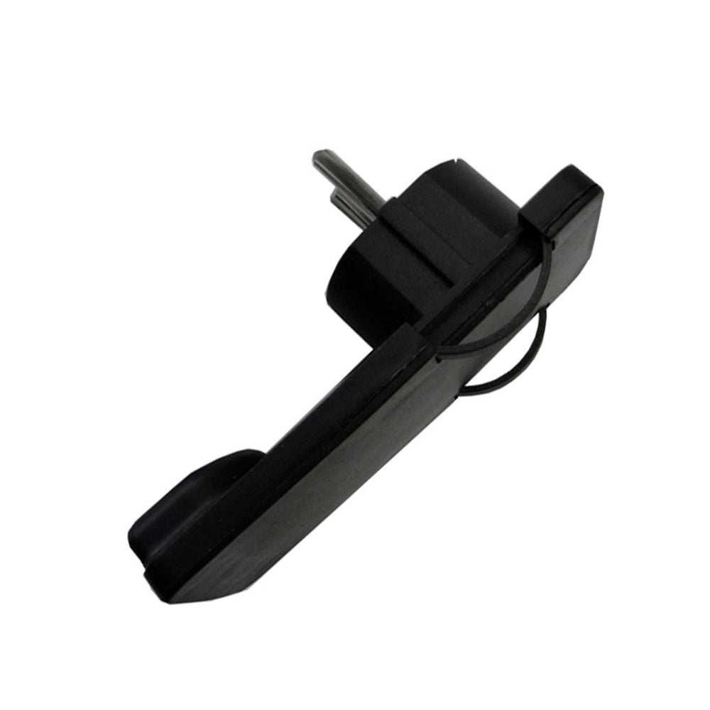Ficha 2p+t tipo f extra plana 10/16a t/tl 4,8mm (retractilada) preta_0