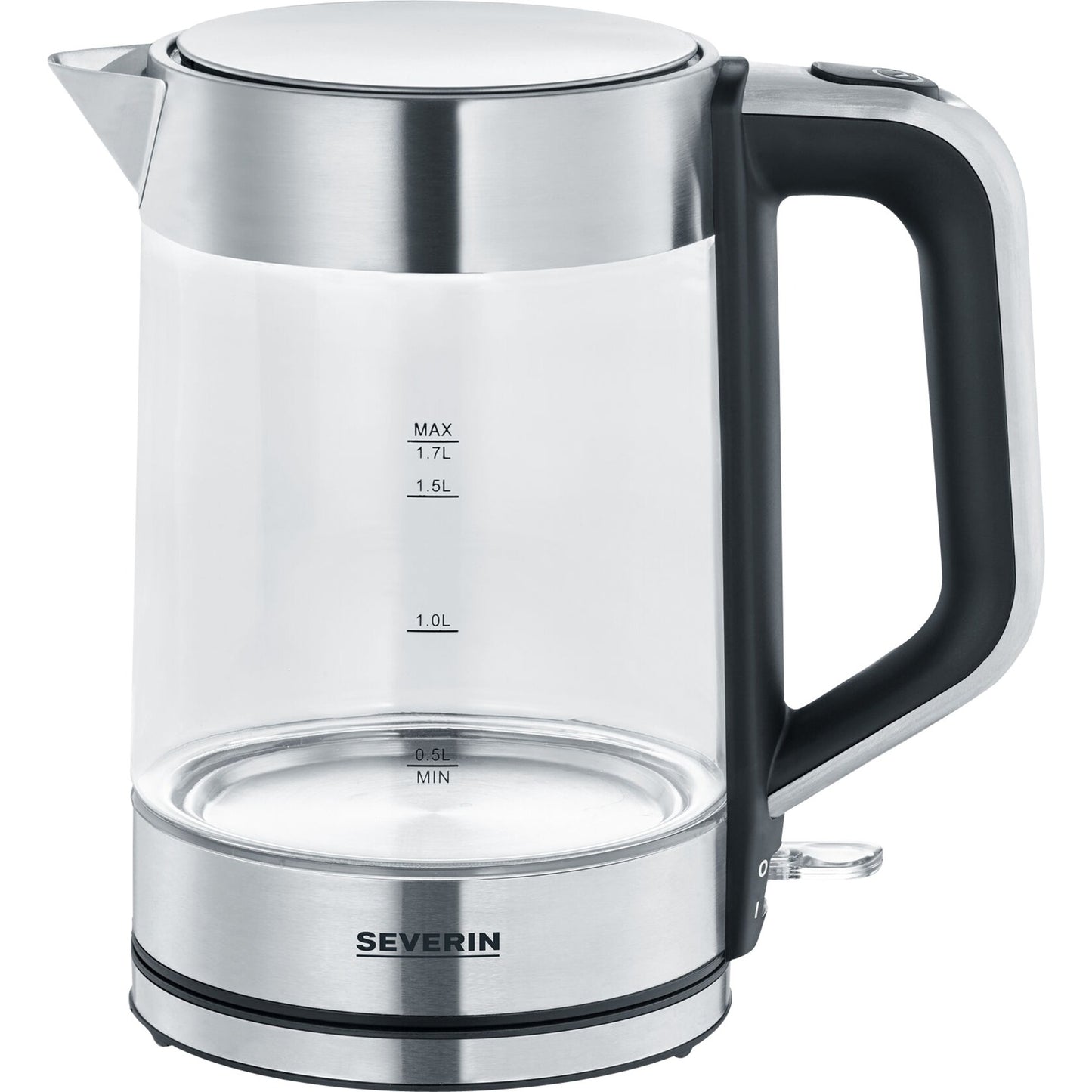 Chaleira Elétrica Severin WK3420 de 2200W e Capacidade de 1.7L em Vidro