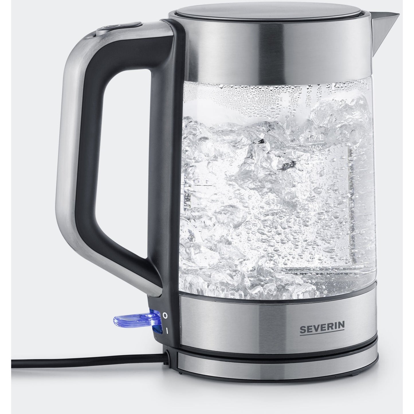 Chaleira Elétrica Severin WK3420 de 2200W e Capacidade de 1.7L em Vidro