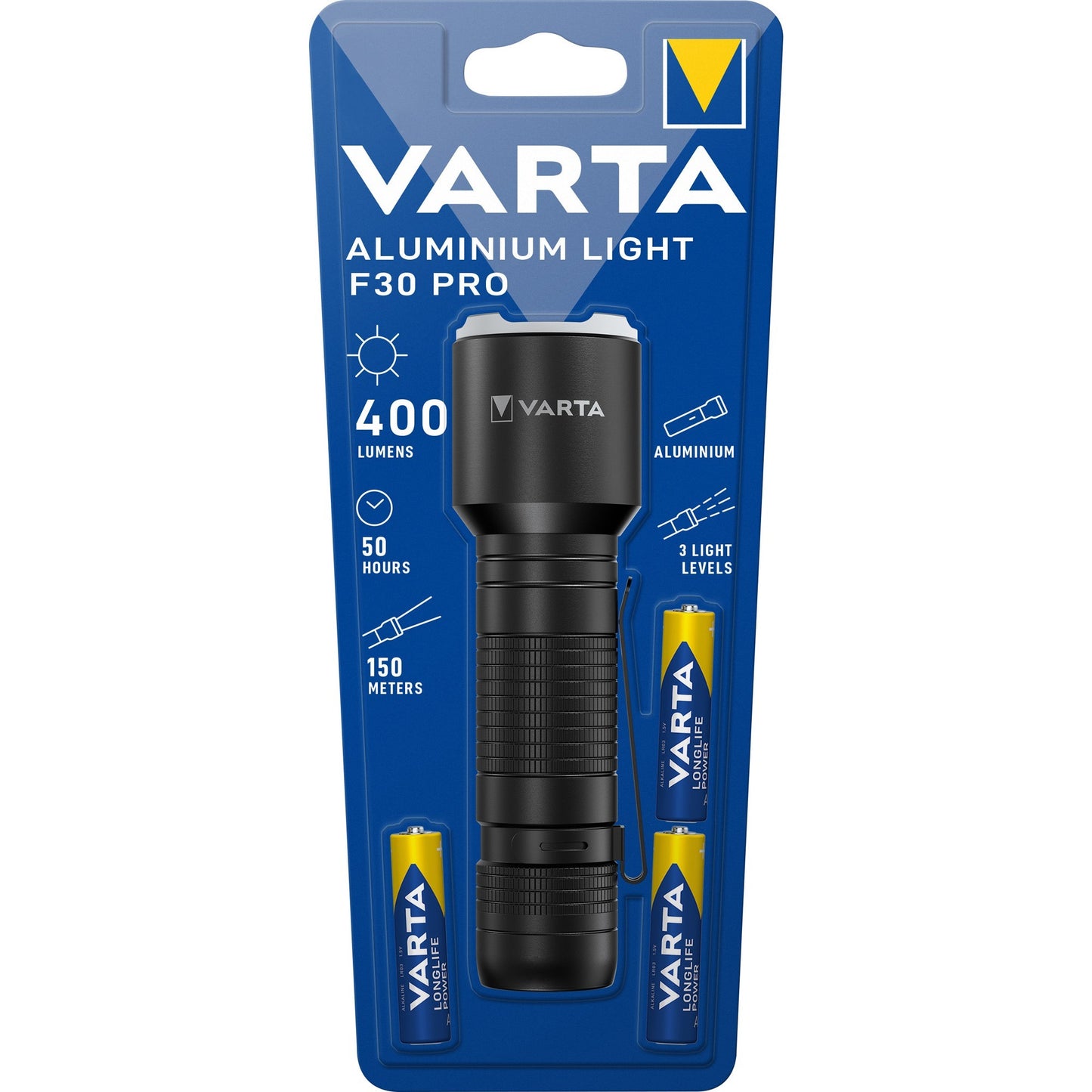 Lanterna Varta Aluminium Light F30 Pro 400 Lúmens