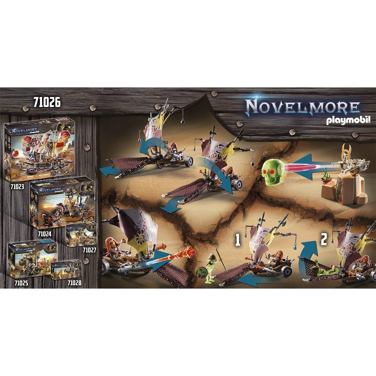 Playmobil: Sal'ahari Sands - Duna 83 Peças | Idades 5+ | Item 71026