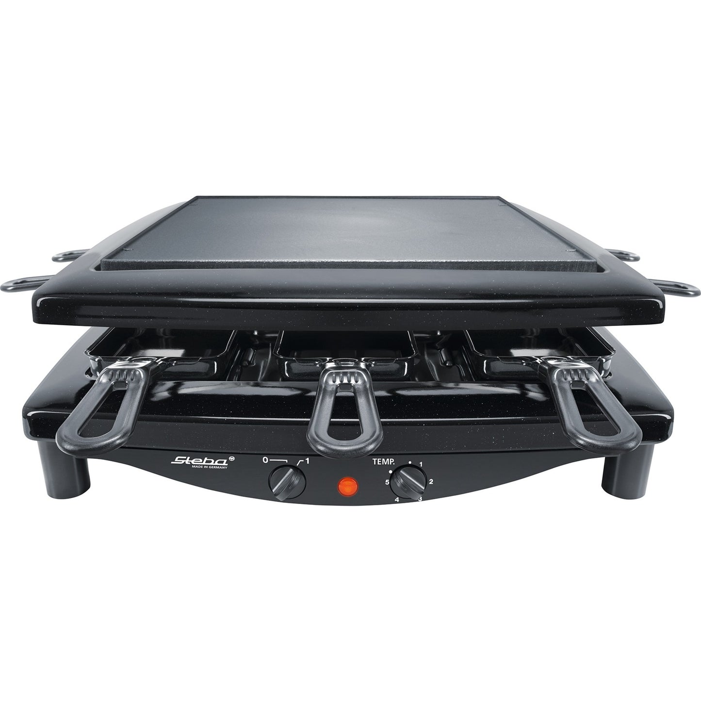 Raclette Grelhador Steba Rc 3 Plus 8 Pessoas 1450 W Preto Cromado