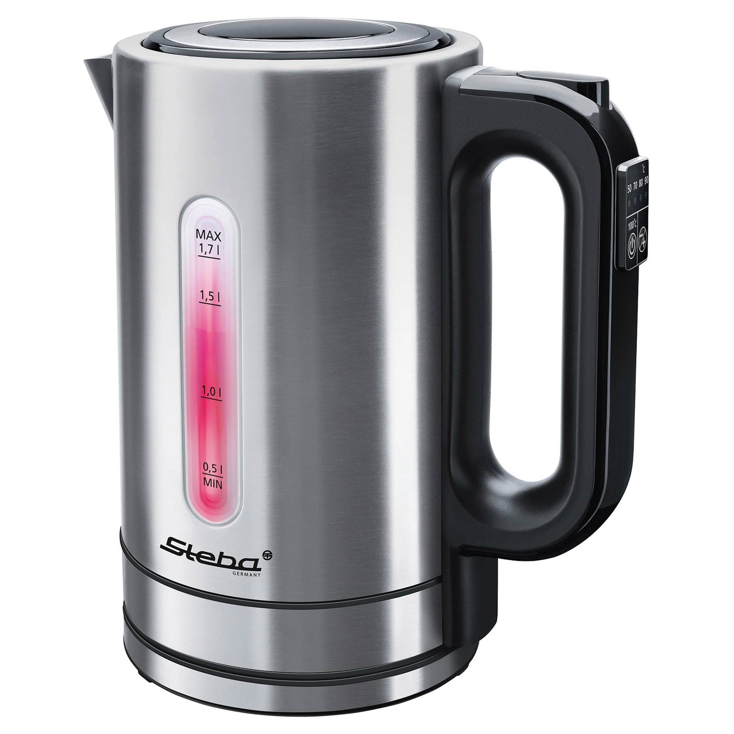 Chaleira Elétrica Steba WK21 em Inox 1,7L 2200W / Prateada