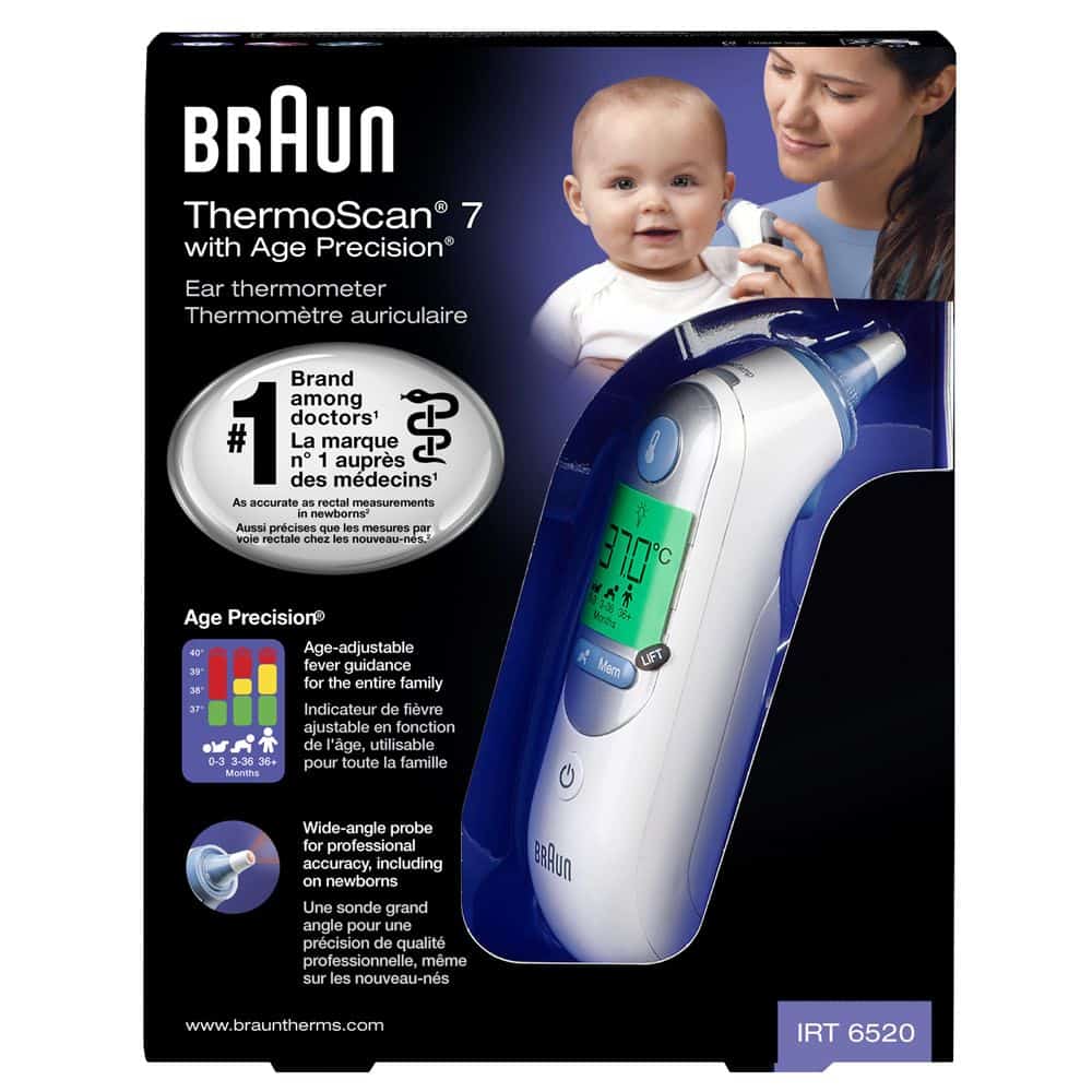 Braun Thermoscan 7 Termómetro Infavermelho de Ouvido Irt 6520_1