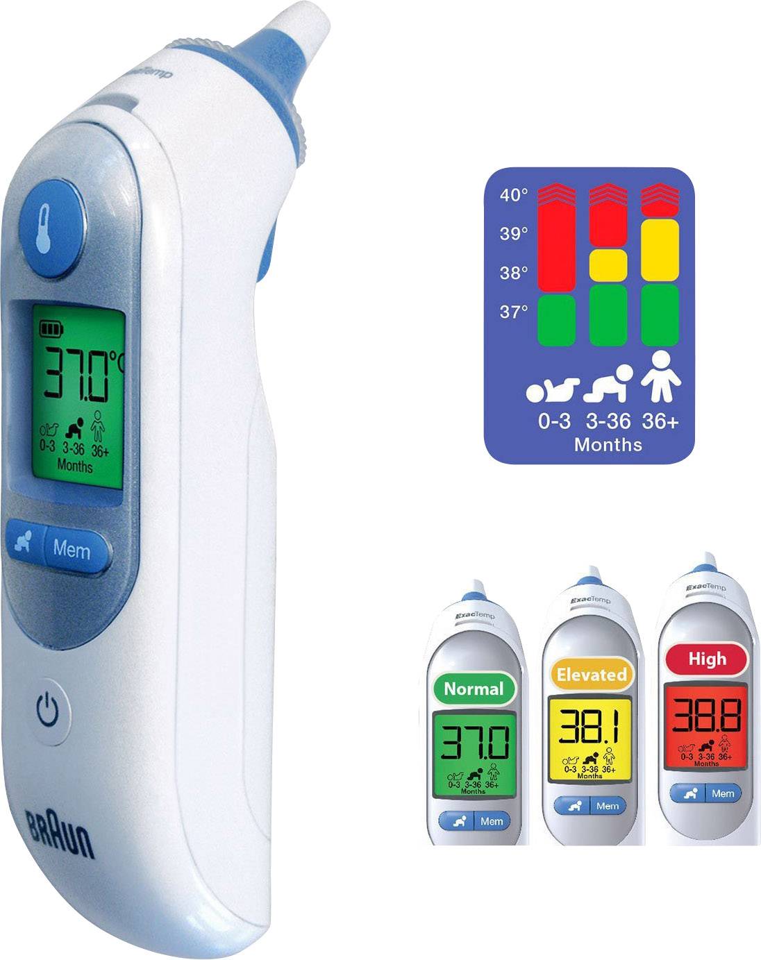 Braun Thermoscan 7 Termómetro Infavermelho de Ouvido Irt 6520_0