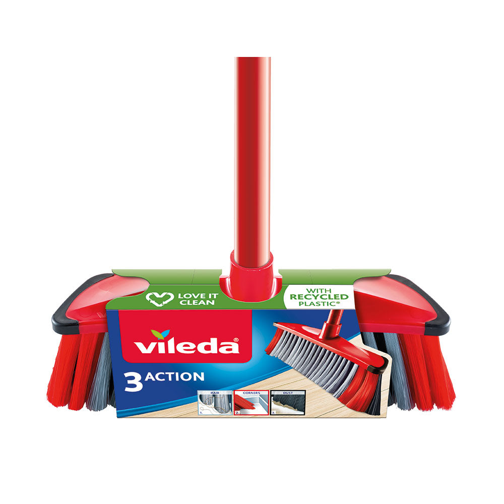 Vileda Vassoura Triple Action Antichoque 3 em 1