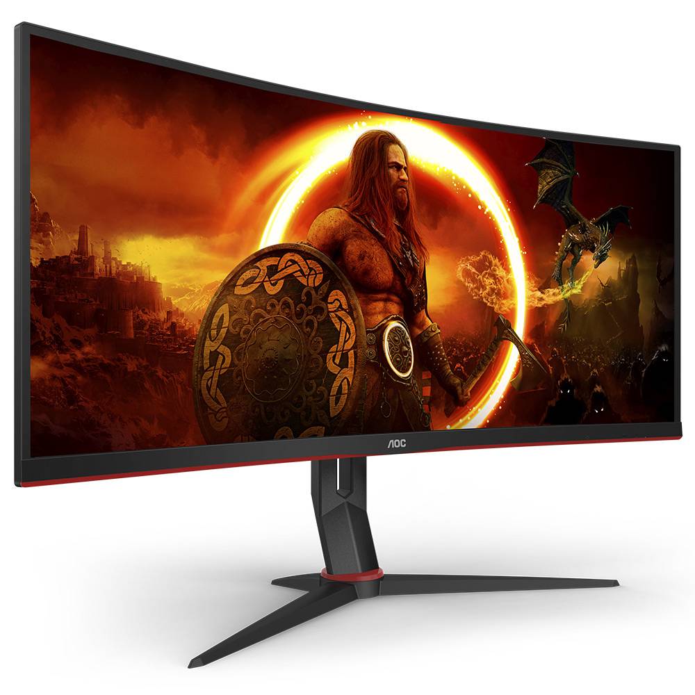 Monitor Curvo AOC Gaming CU34G2XP/BK 34″ UWQHD 180 Hz FreeSync / VESA Adaptive Sync