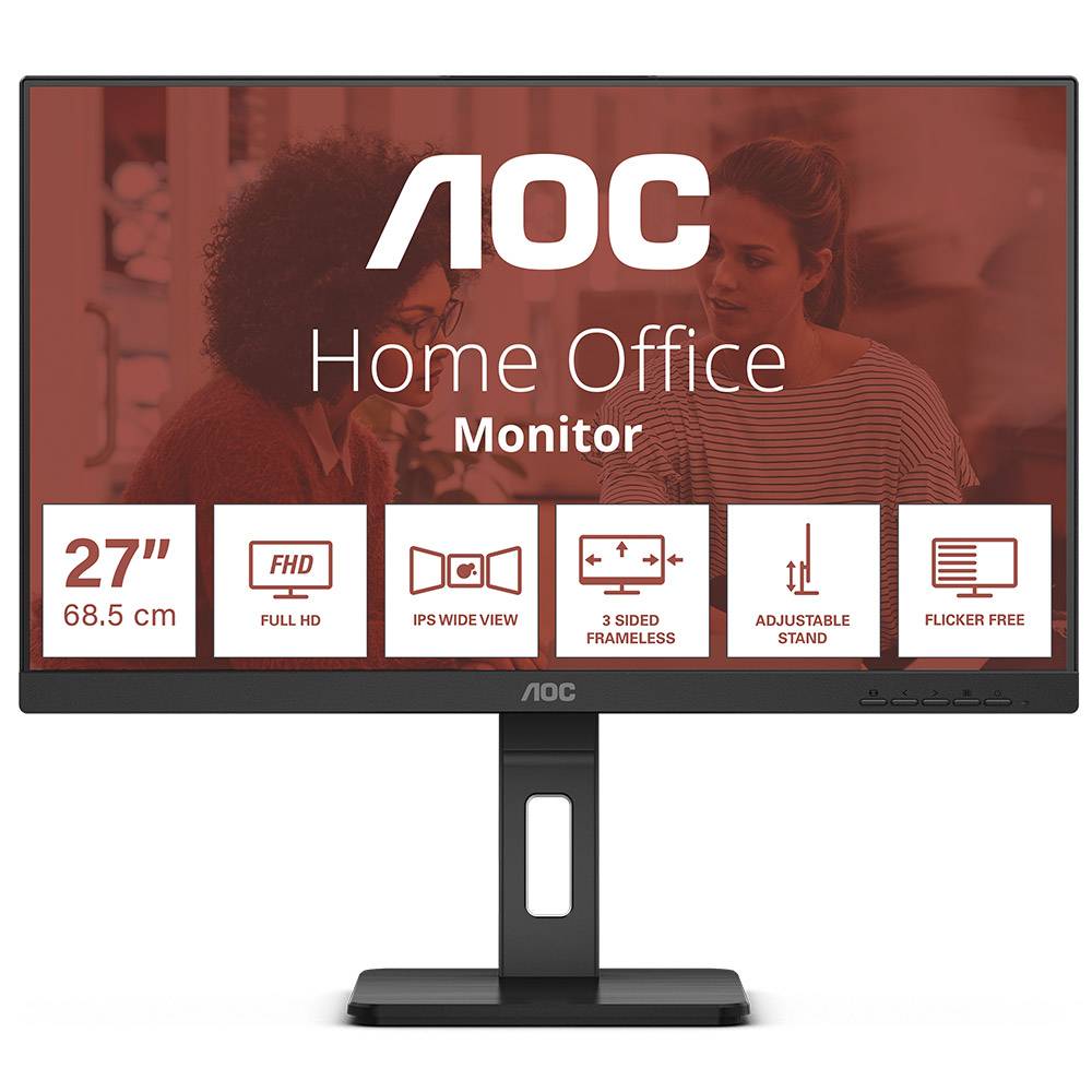 Monitor AOC 27" IPS FHD 1920x1080 16:9 / Preto