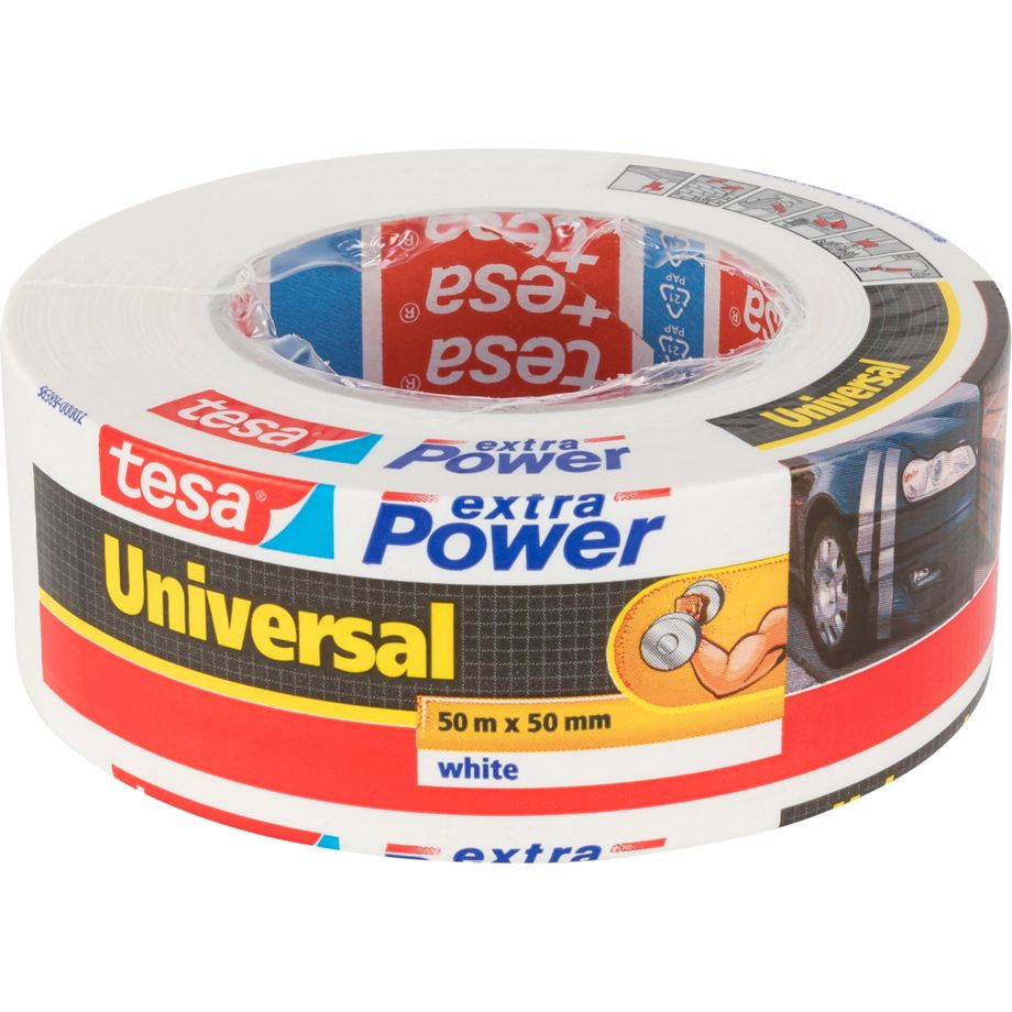 Fita Adesiva TESA / Extra Power / Branco / 50m x 50mm / 56389_0