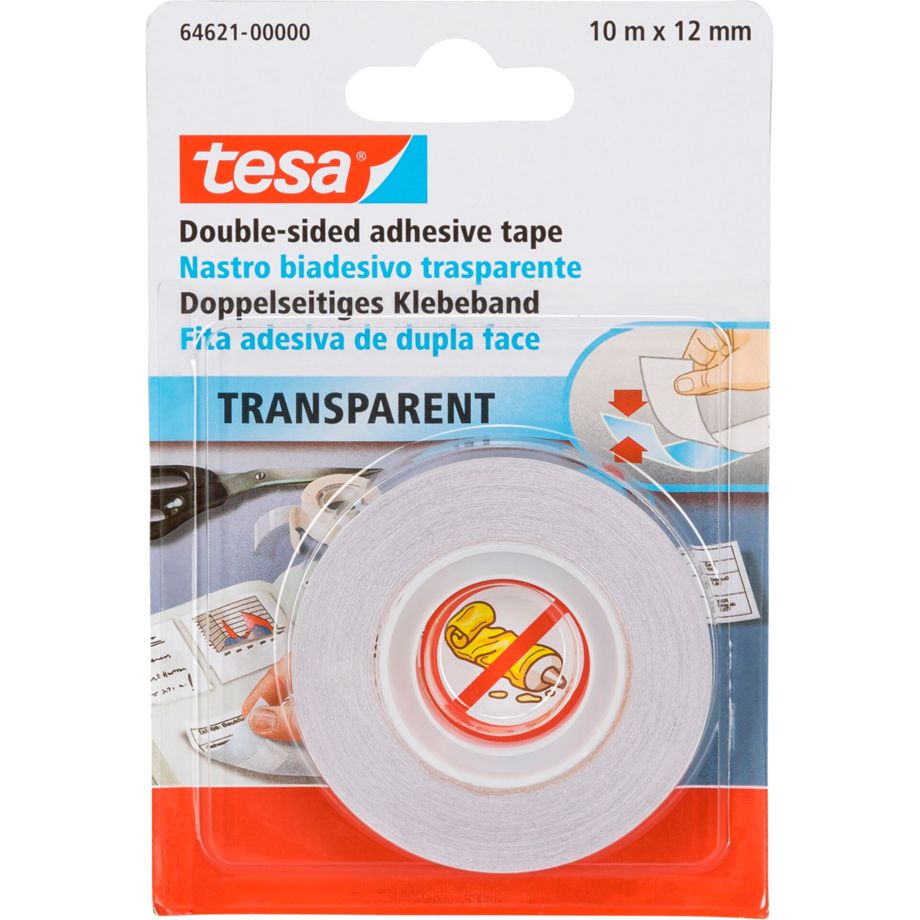 Fita Adesiva TESA / Transparente / 10m x 12mm / 64621_0