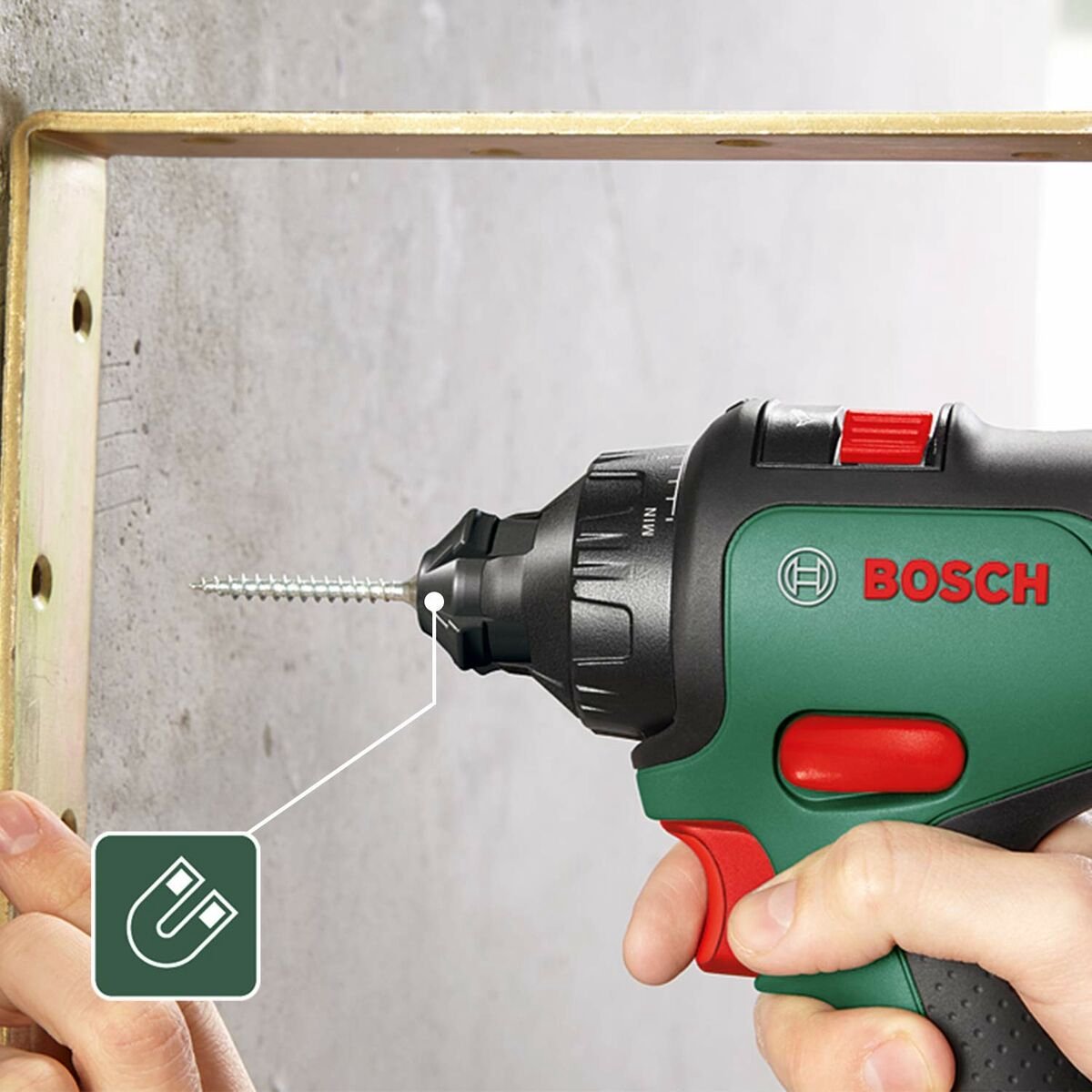 Bosch Chave de Parafusar Sem Fios AdvancedDrill 18 Verde / 2 Baterias