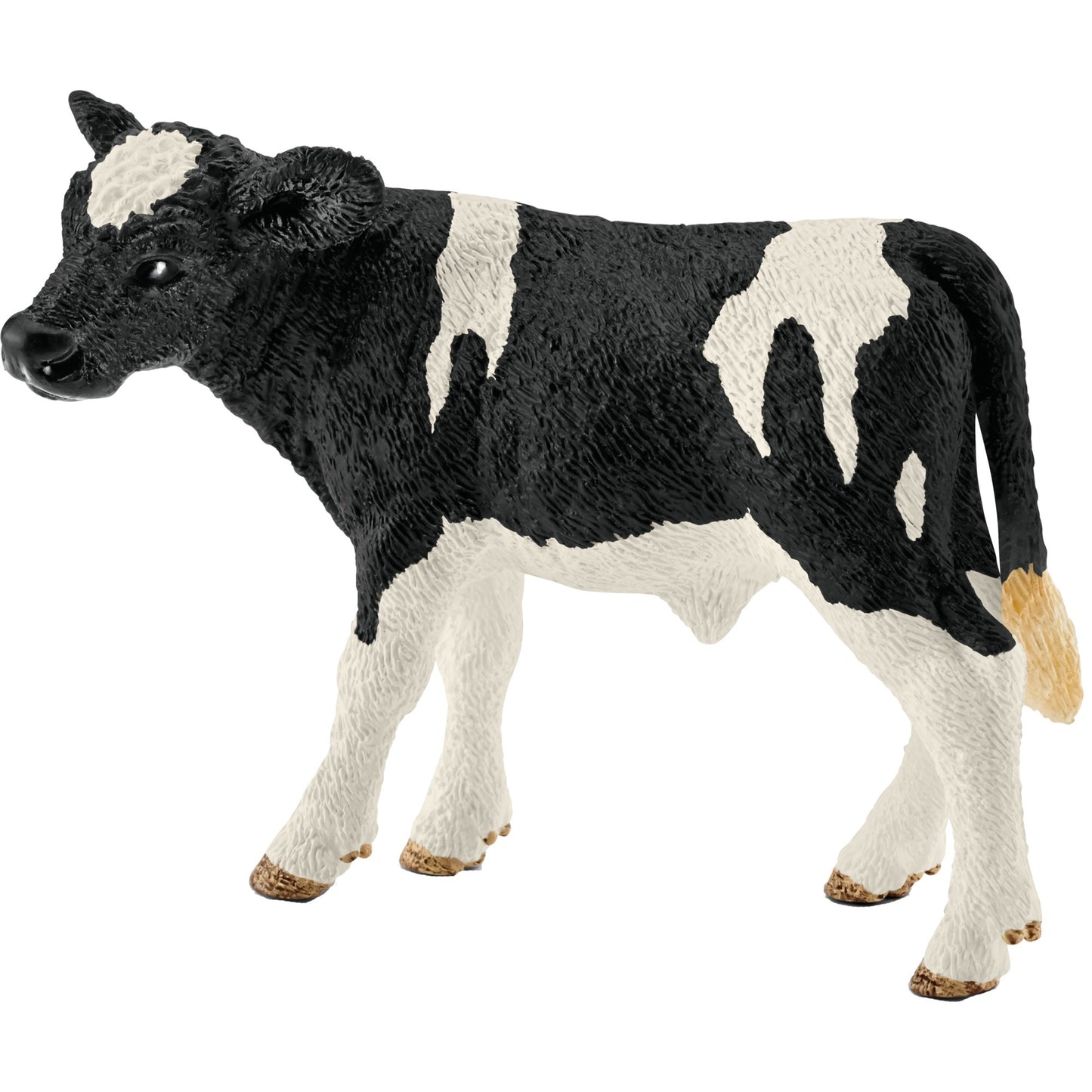 Figura Schleich Vitelinho Preto e Branco 13798 Farm World