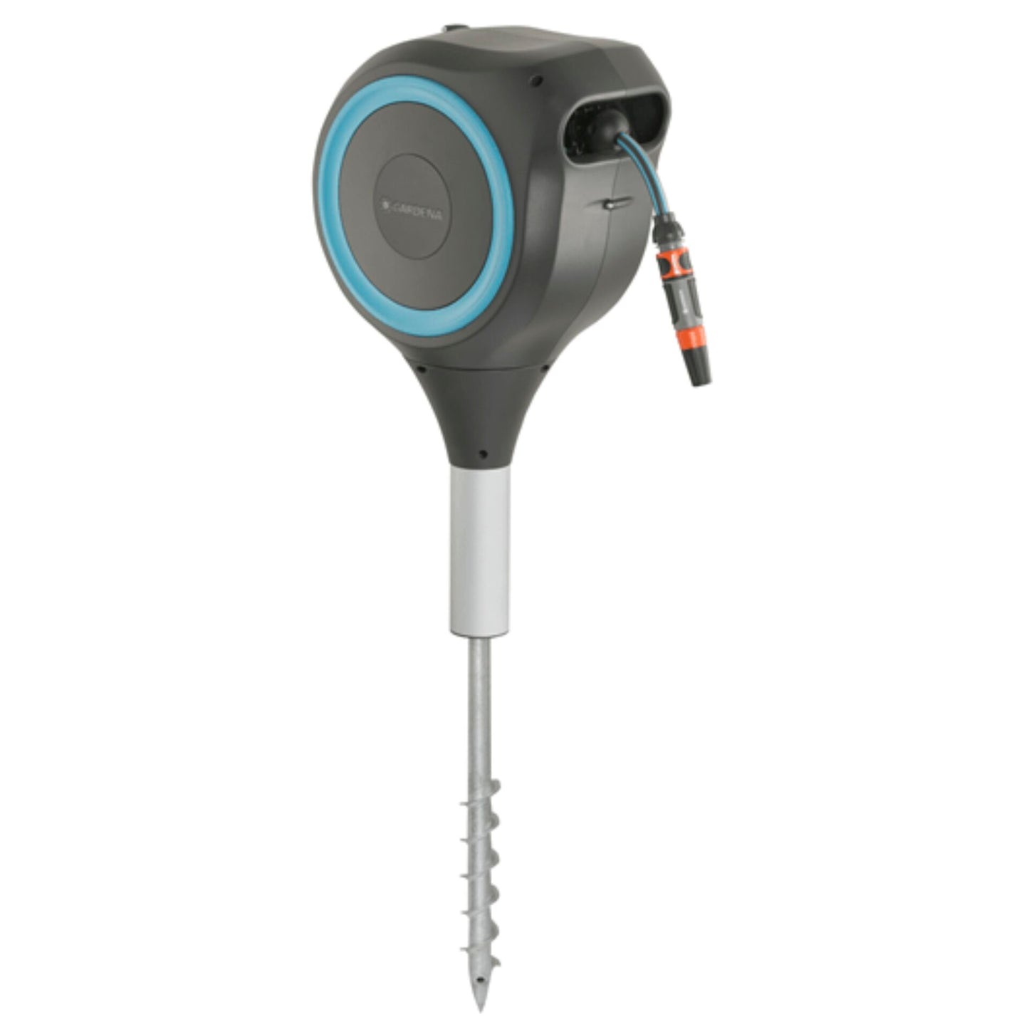 Porta-Mangueira Automática GARDENA com Piquete Rollup S 15M