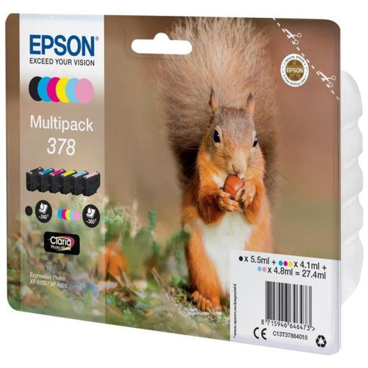 Multipack Epson Claria Photo HD T 378 / 6 cores / T 3788_0