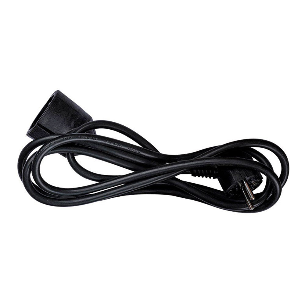 Extensão elétrica com 1 tomada, 16 a 250 v~, 3680 w, ip20, cabo h05 vv-f 3 g1,5 mm², 2 m, preto_0