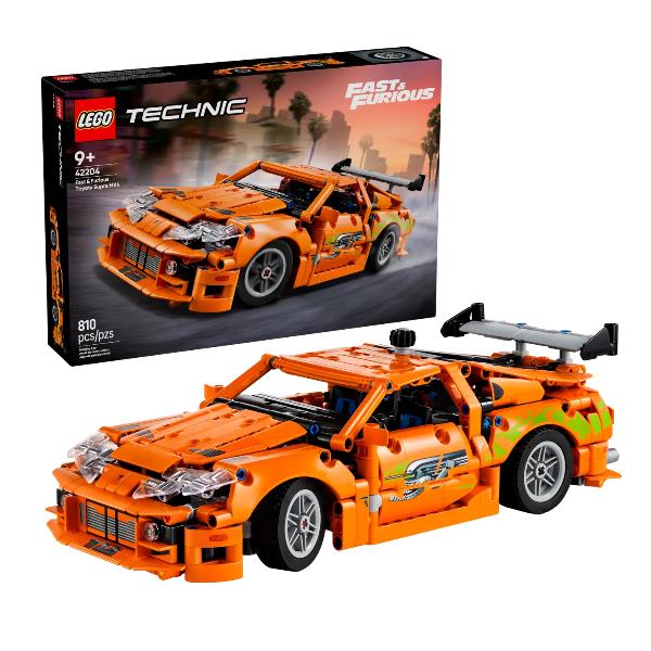 Konstruktionsspielzeug LEGO / Toyota Supra MK4 / Preto / 42204_0