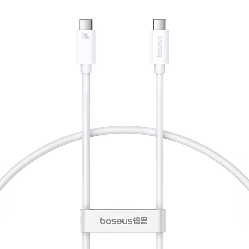 Kabel USB-C do USB-C Baseus Superior USB4, 240W, 1m (biały)_0