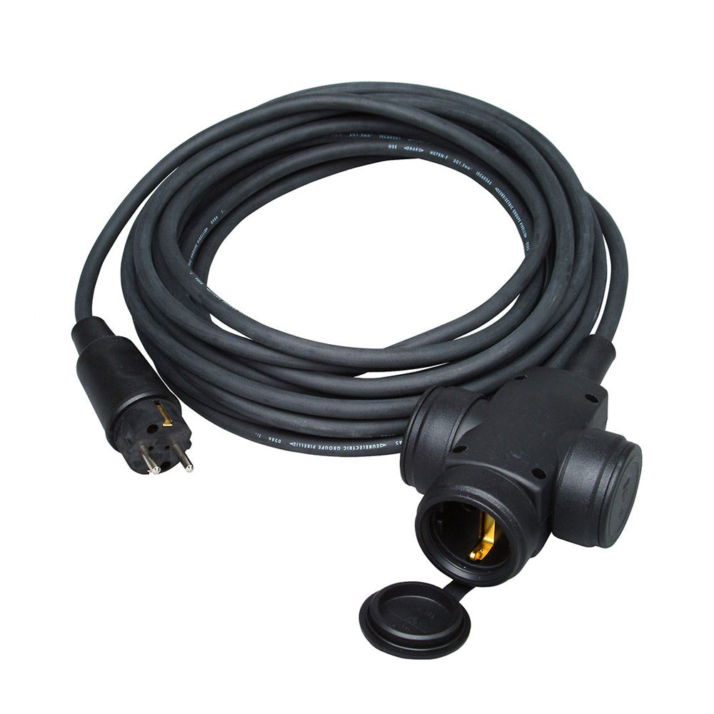 Antena bipolar tripla h07rn-f 3g1.5mm com pino, 10m. kopp_0
