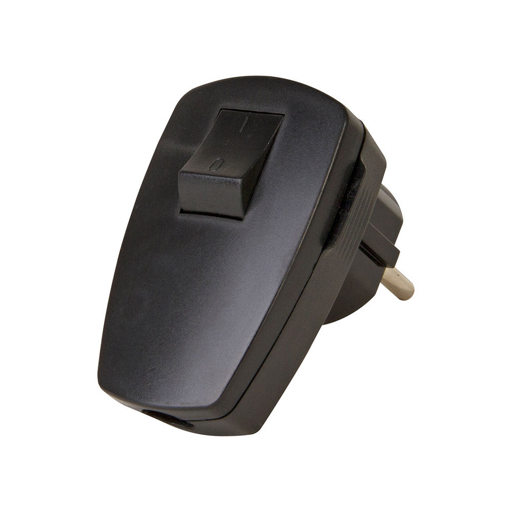 Plug ângulo preto 2p+e com interruptor 3x1,5mm 16a. kopp_0