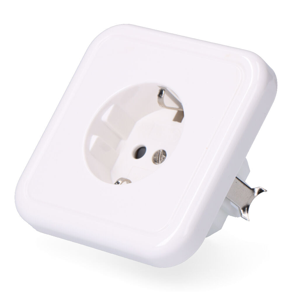Flush t/t base schuko tipo 10/16 a 250 v, branco (embalado em pelÃcula)_0