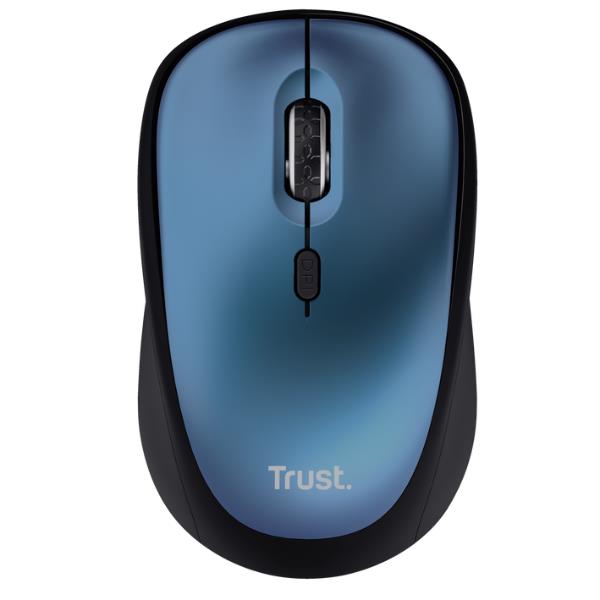 YVI+ MOUSE WIRELESS SILENZIOSO - 83% PLASTICA RICICLATA - DURATA BATTERIA 12 MESI - BLU_0