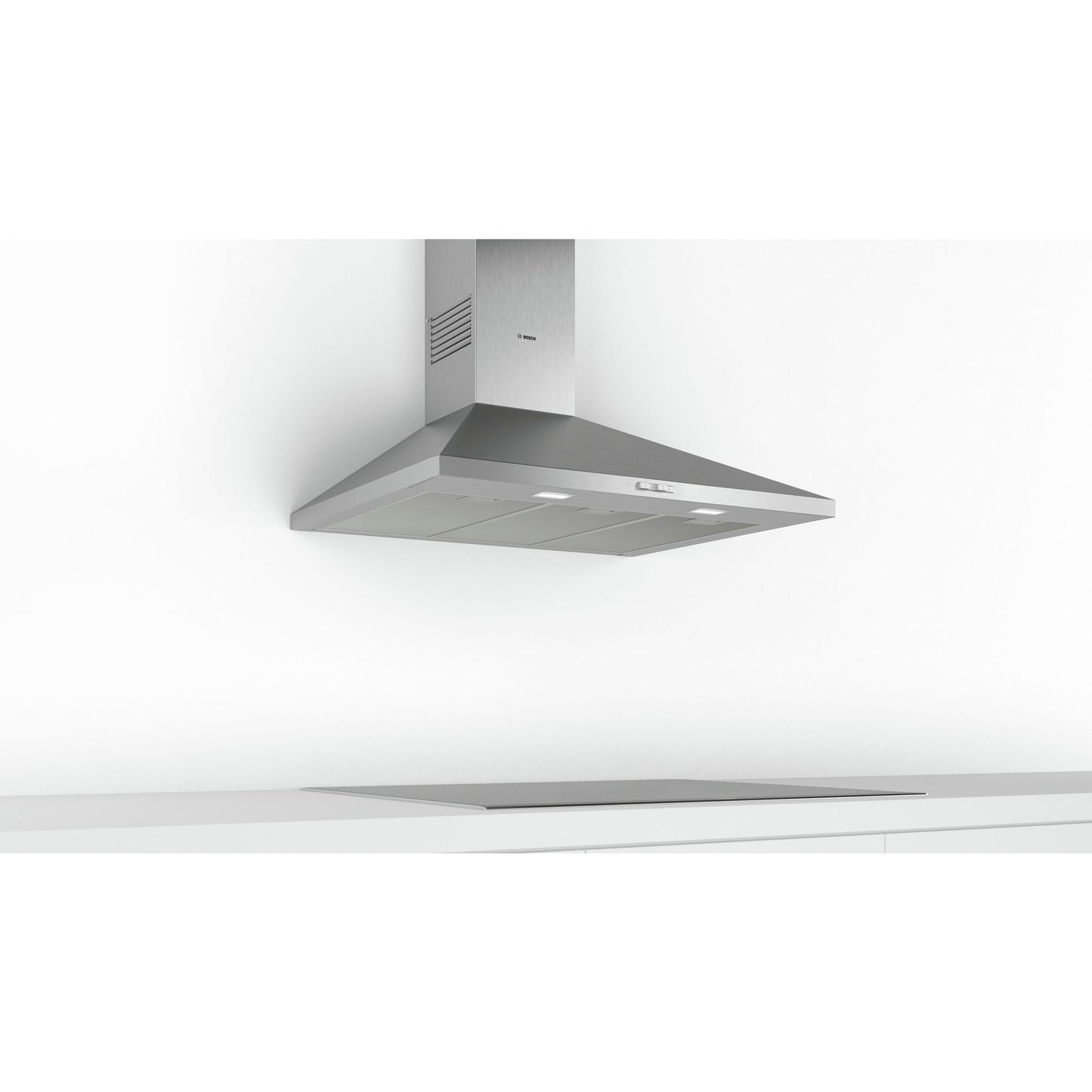 Exaustor Bosch DWP96BC50 600 m³/h 69 dB Classe Energética A Aço inoxidável