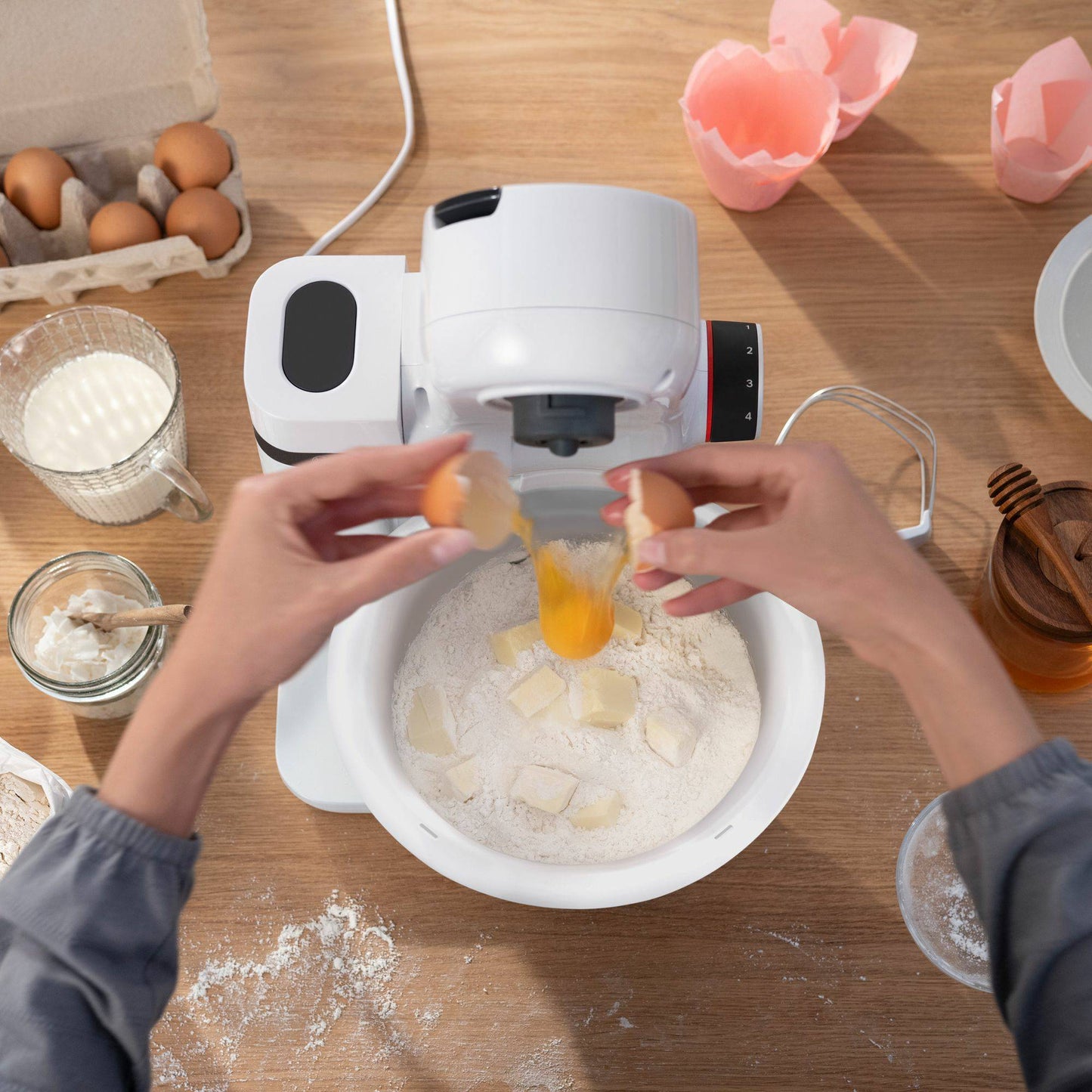 Batedeira de Cozinha Bosch MUMS2AW00 Branca Multifuncional 700W