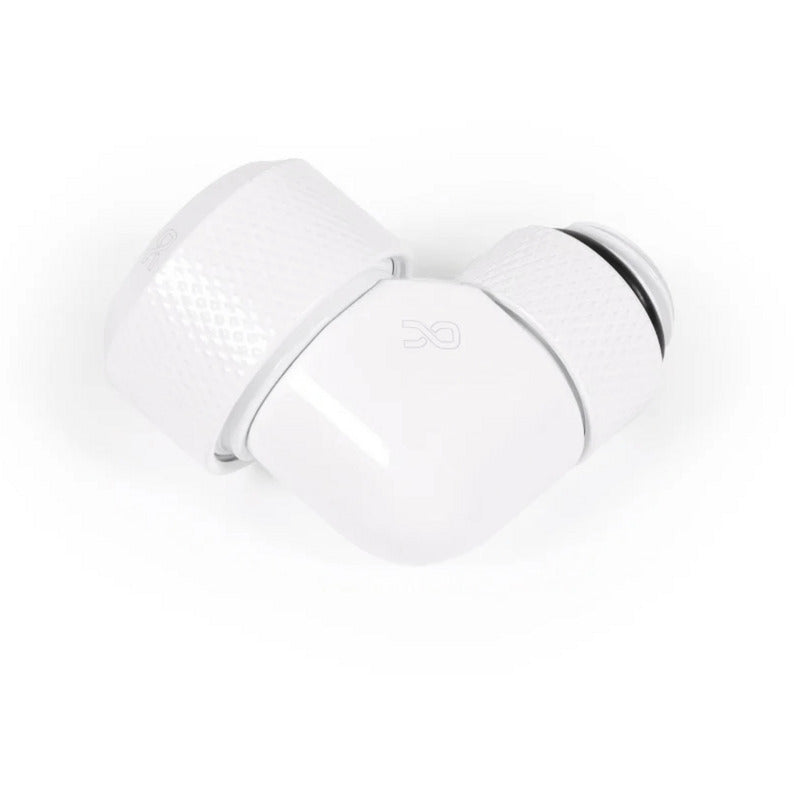 Fitting Alphacool Eiszapfen 13mm 90° G1/4 Rotativo Branco HardTube