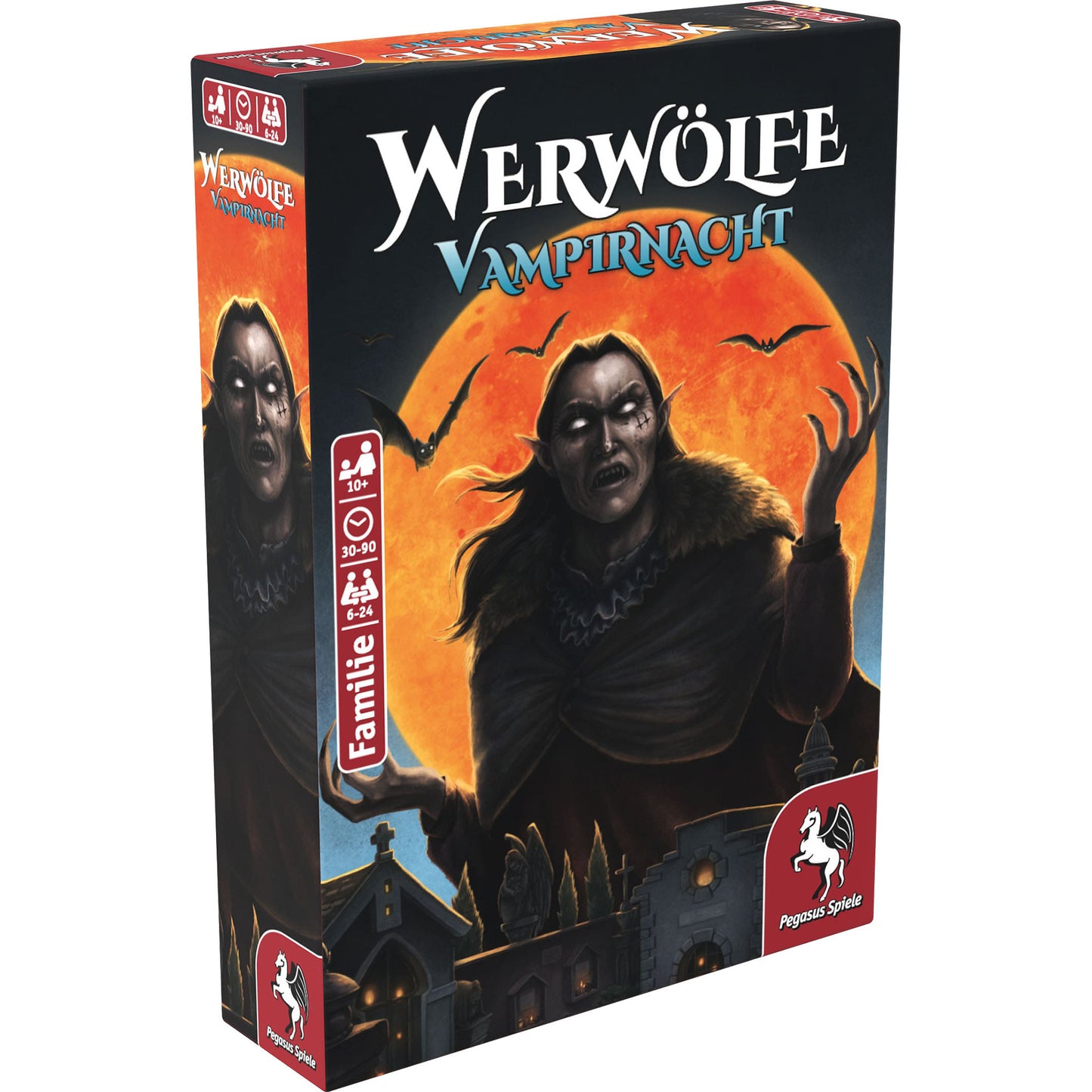 Jogo de Cartas Pegasus Werewolves – Vampire Night Alemão 5-24 Jogadores
