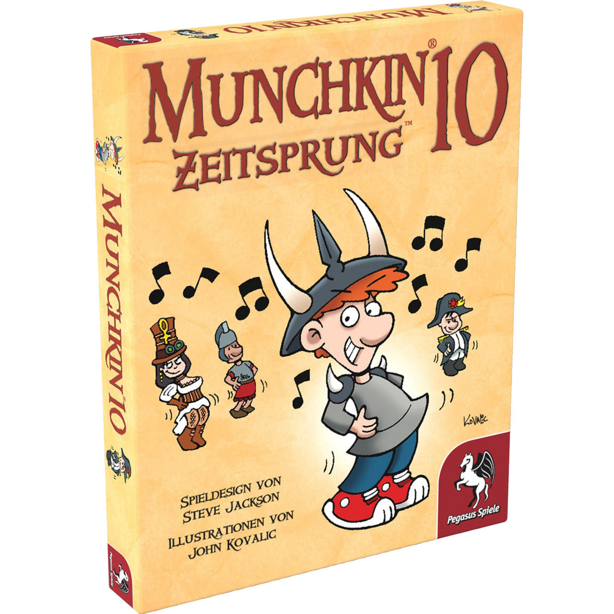Jogo Cartas Pegasus Munchkin 10 Time Jump Extensão Alemão