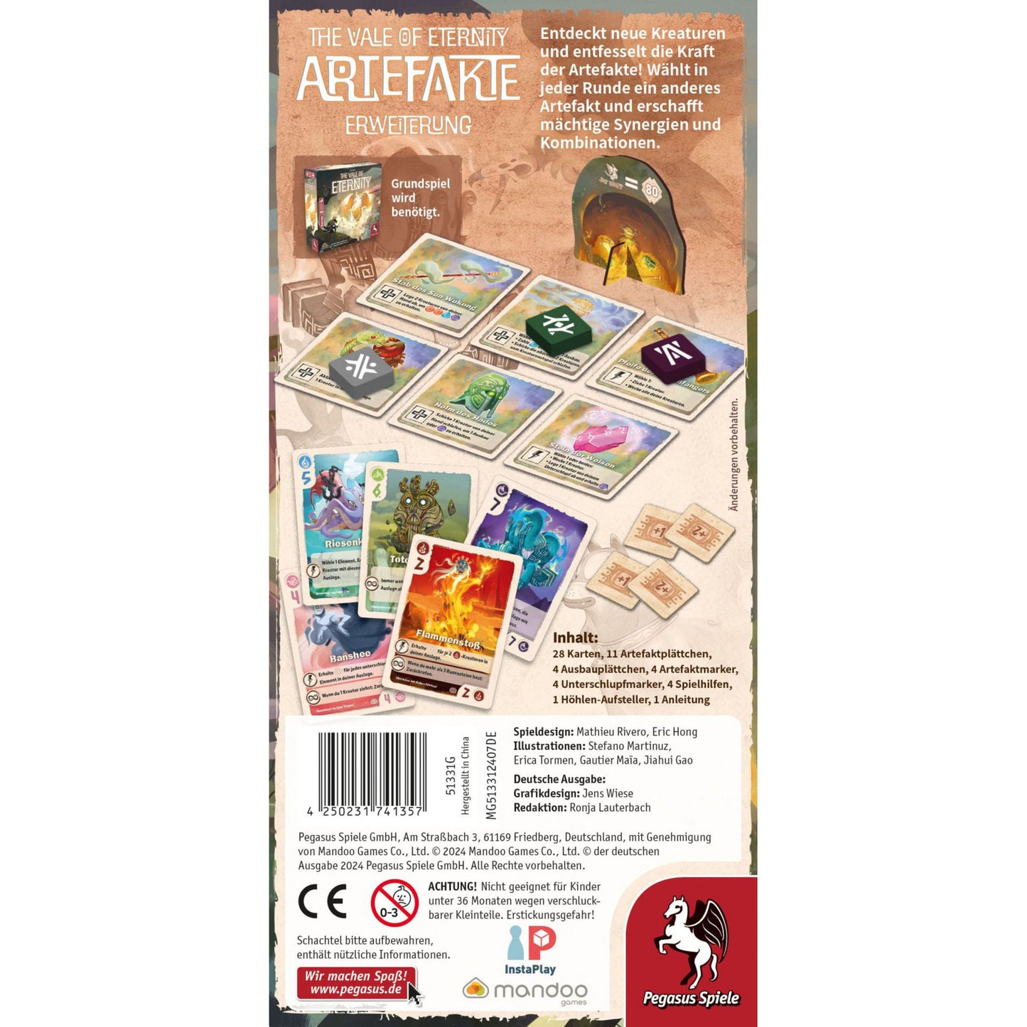 The Vale of Eternity Artifacts Expansão Alemão